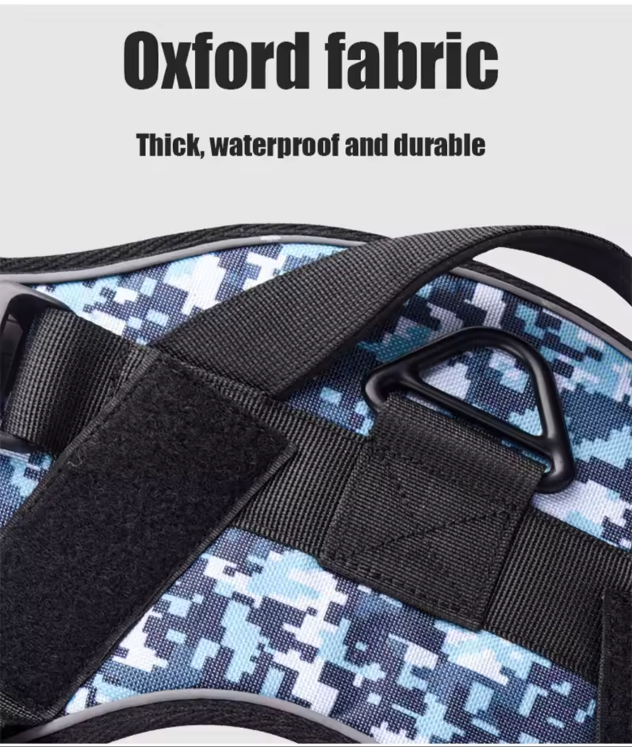 Adjustable Reflective Tactical Dog Harness – No-Pull & High Visibility Safety