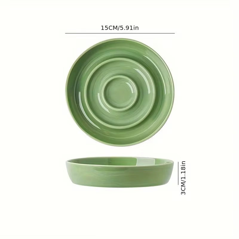Elevated Ceramic Slow Feeder Cat Food Bowl – Stylish & Healthy Feeding for Cats | Petcore.Ke
