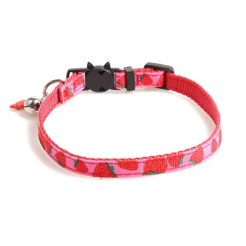 Cute Fruit Print Cat Collar – Cat Accessories Kenya | Petcore.Ke