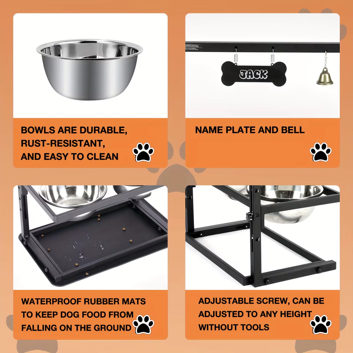 Elevated Dog Food Bowls Kenya | Anti-Slip & Adjustable Pet Feeder – Petcore.Ke