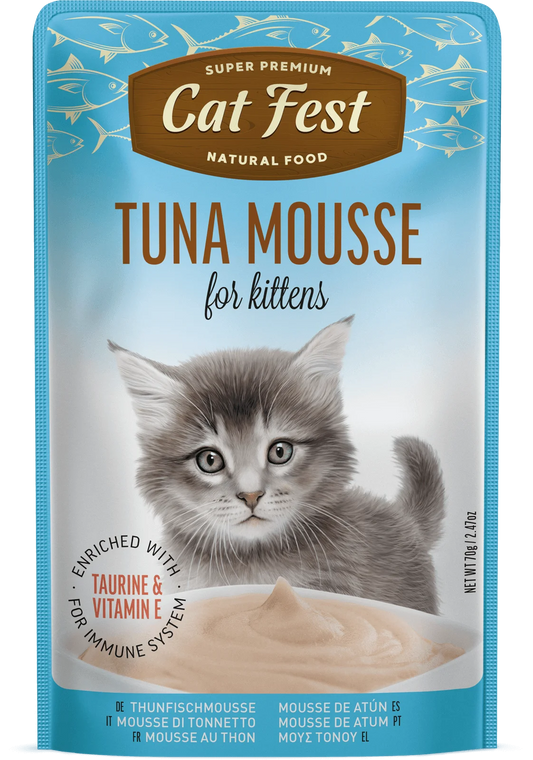 Tuna Mousse for Kittens – Cat Fest Pouches