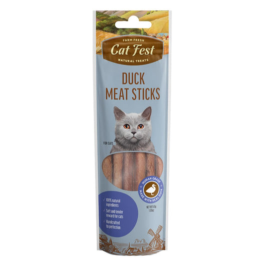 Cat Fest Duck Meat Sticks – Tasty Soft Cat Treats