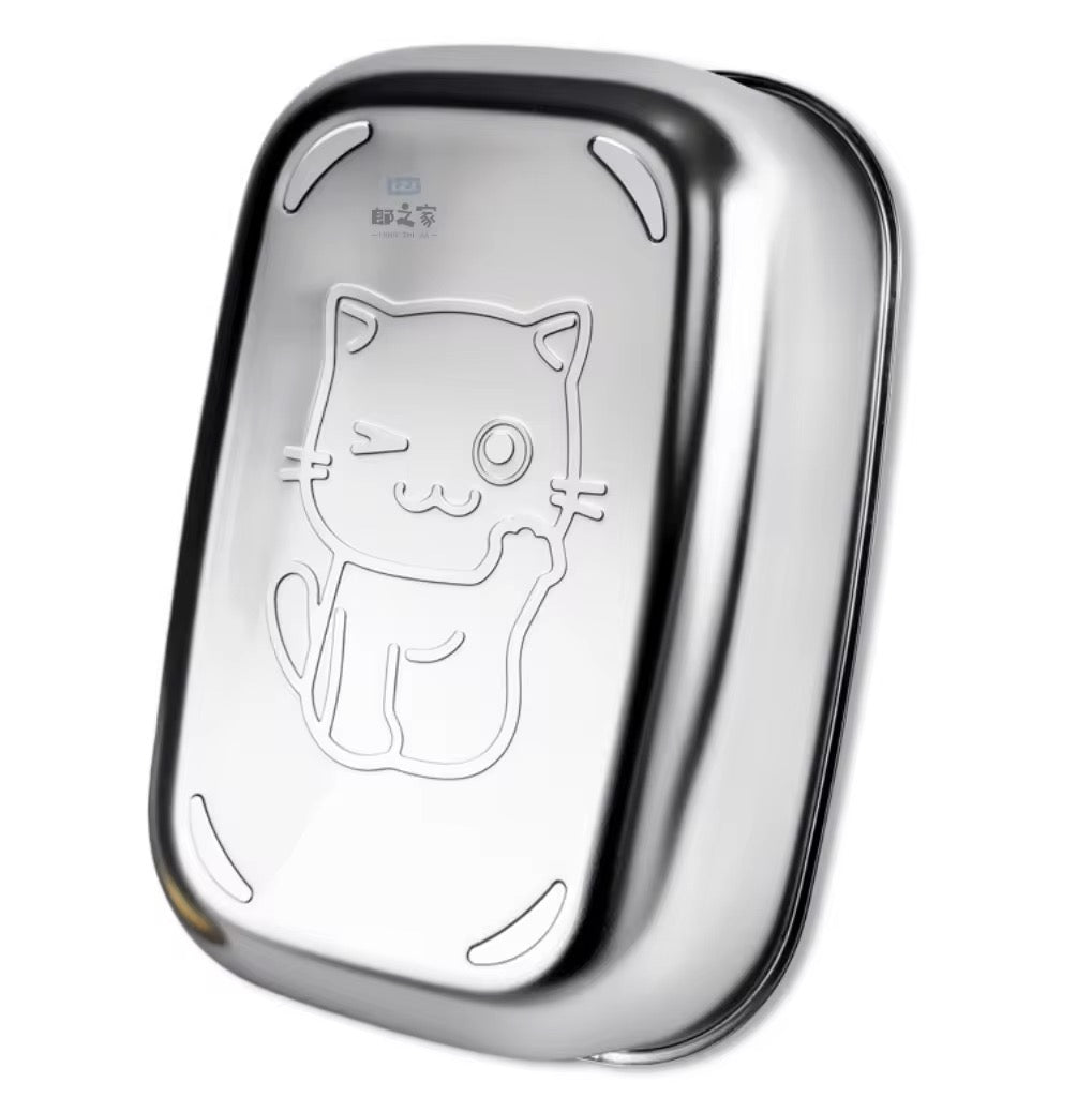 Heavy Duty Stainless Steel Cat Litter Box (No Cat Print Embossing)