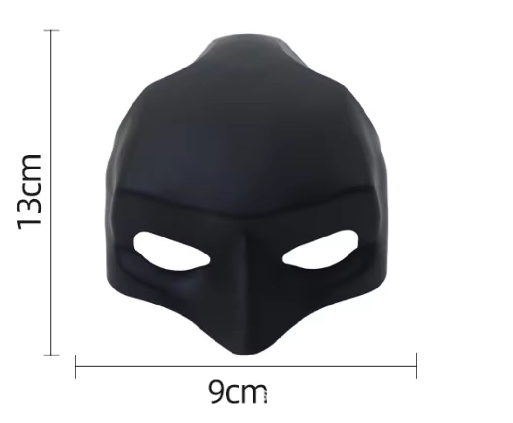 Cat Bat Man Mask – Halloween Superhero Half-Face Pet Costume