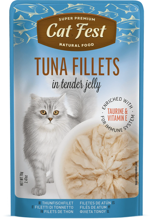 Cat Fest Tuna Fillet in Tender Jelly - Premium Cat Food in Kenya