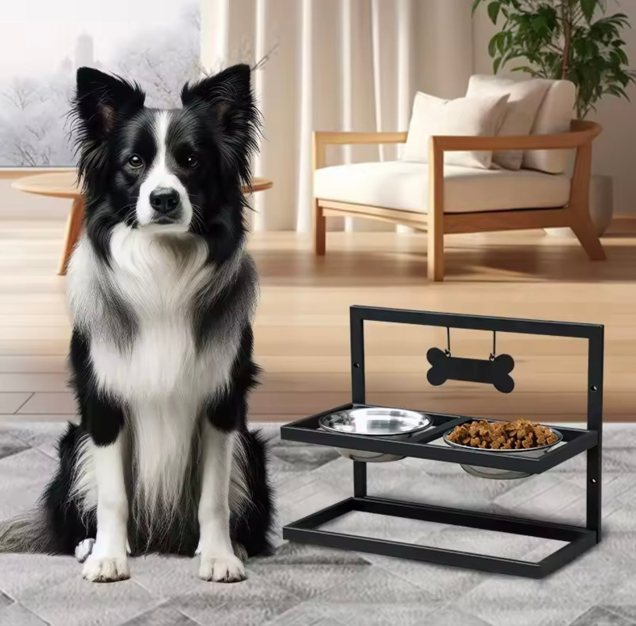Elevated Dog Food Bowls Kenya | Anti-Slip & Adjustable Pet Feeder – Petcore.Ke