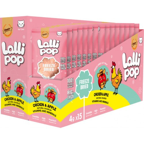 Gnawlers Freeze-Dried Chicken & Apple Lollipop Cat Treats – High-Protein Interactive Cat Snack in Kenya