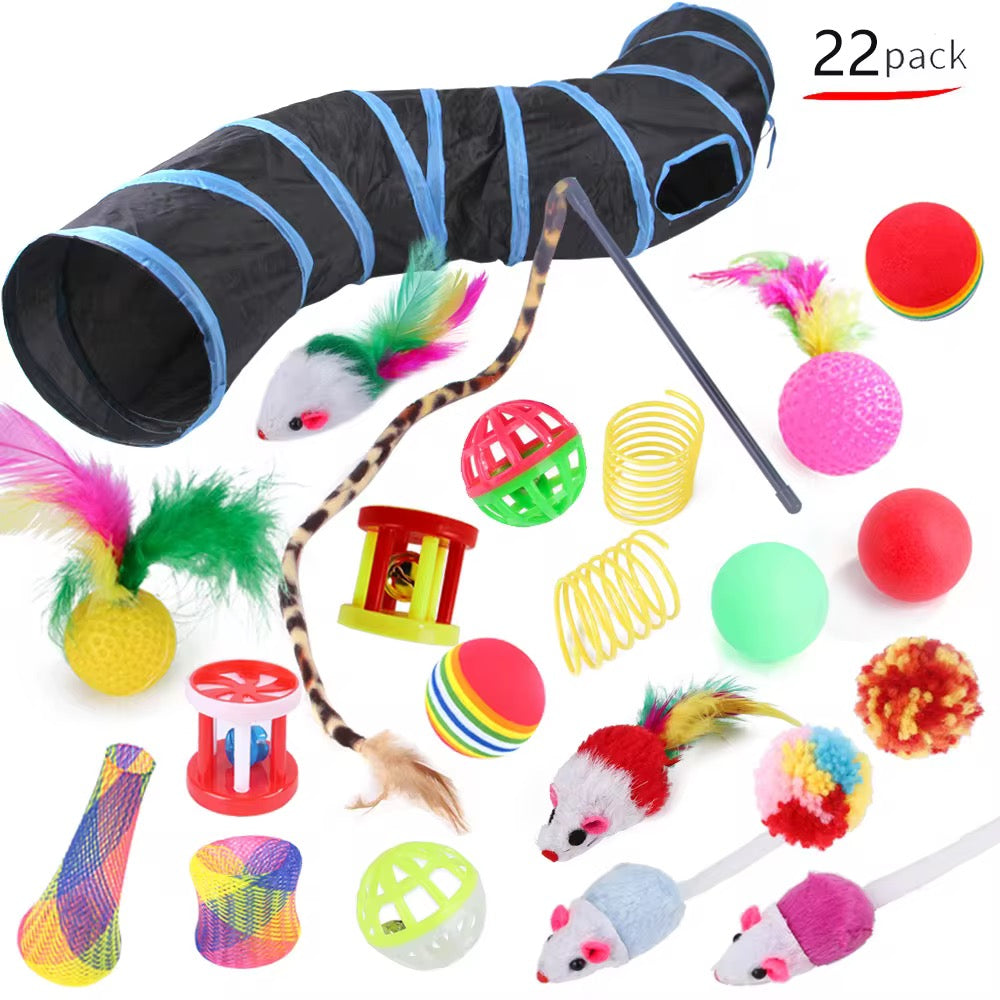 Cat Toy Set – Interactive Cat Toys For Happy & Active Cats | Petcore Ke