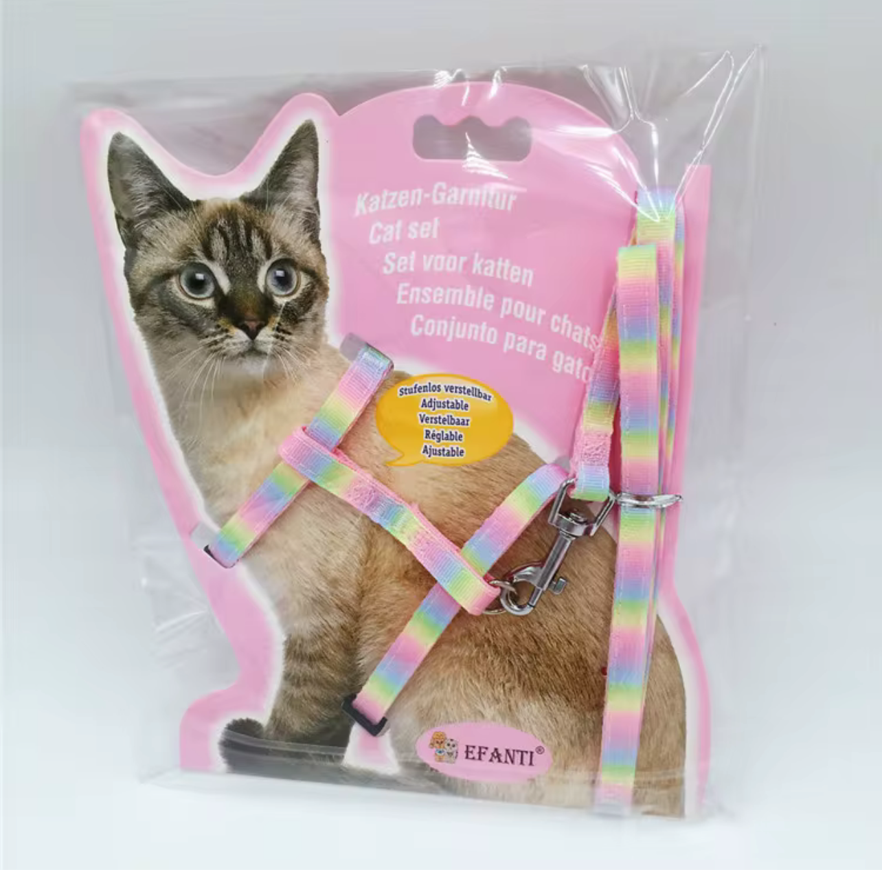 Adjustable Cat Harness Set – Comfortable & Secure | Petcore.ke