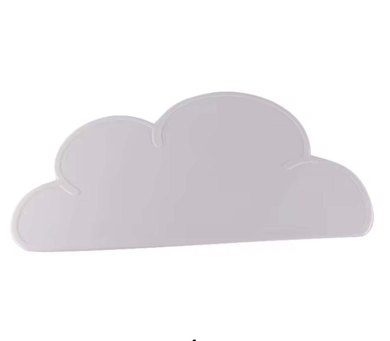 Cloud-Shaped Silicone Pet Food Mat – Anti-Slip & Waterproof