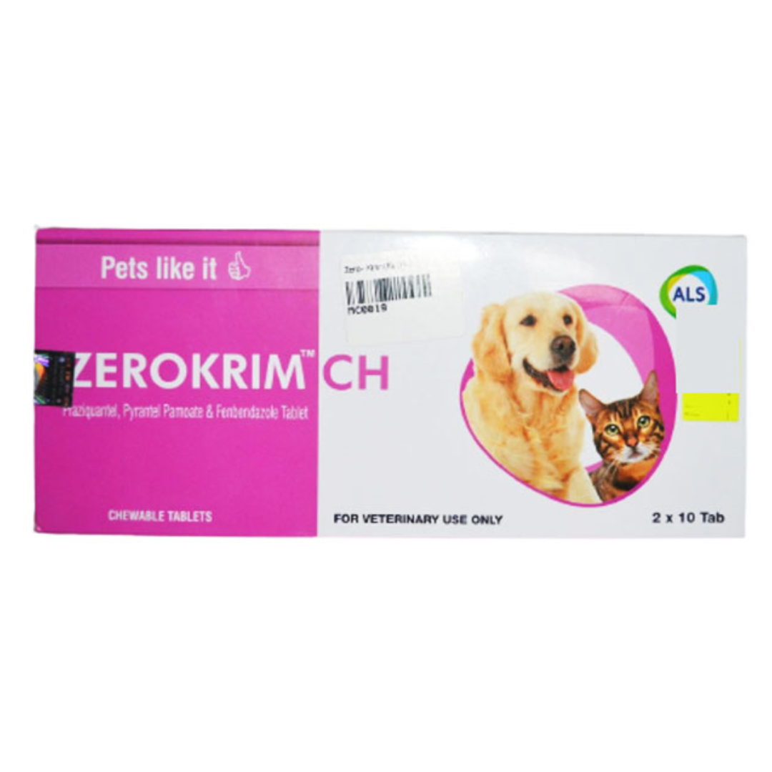 Zerokrim Dewormer for Cats & Dogs | Broad-Spectrum Dewormer – Petcore Kenya