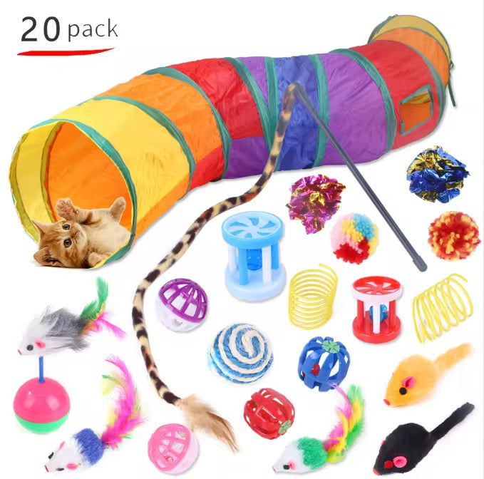 Interactive Cat Toy Set for Cats & Kittens – Fun, Engaging Toys for Active Indoor Cats