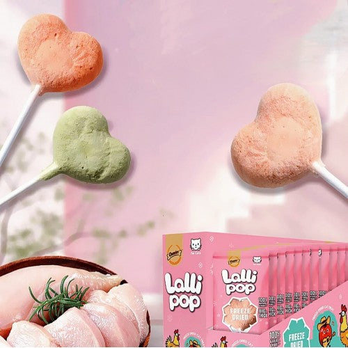 Gnawlers Freeze-Dried Chicken & Apple Lollipop Cat Treats – High-Protein Interactive Cat Treat in Kenya