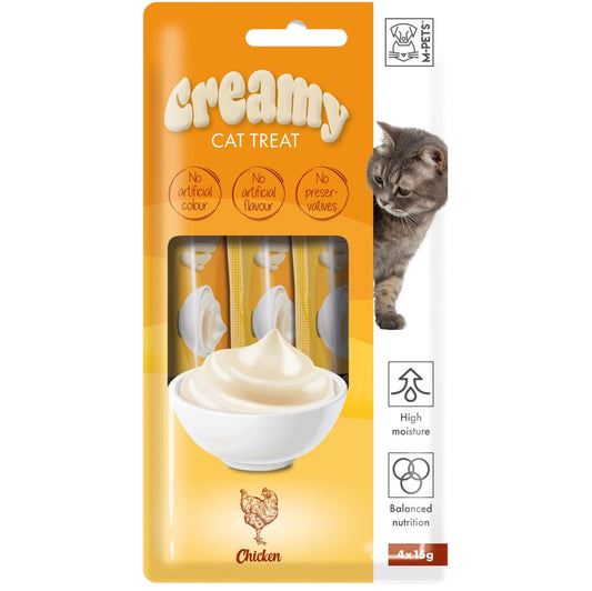 M-Pets Creamy Cat Treats - Chicken Flavour