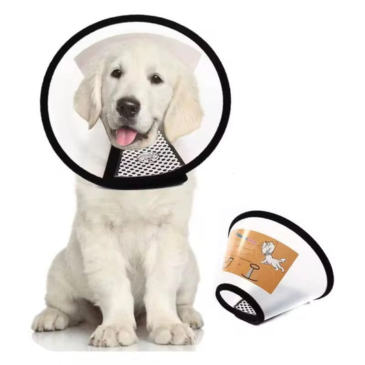 Pet Elizabeth Cone for Dogs  – Protective Recovery Collar (E-Collar) to Prevent Licking & Biting