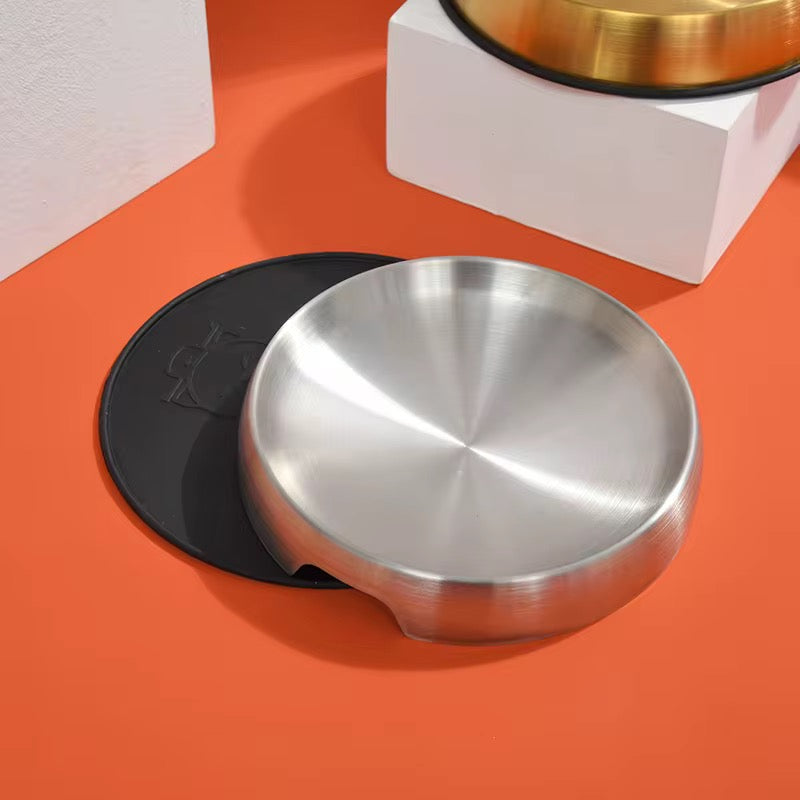 Stainless Steel Cat Food Bowl ~ Non-Slip, Hygienic & Stylish