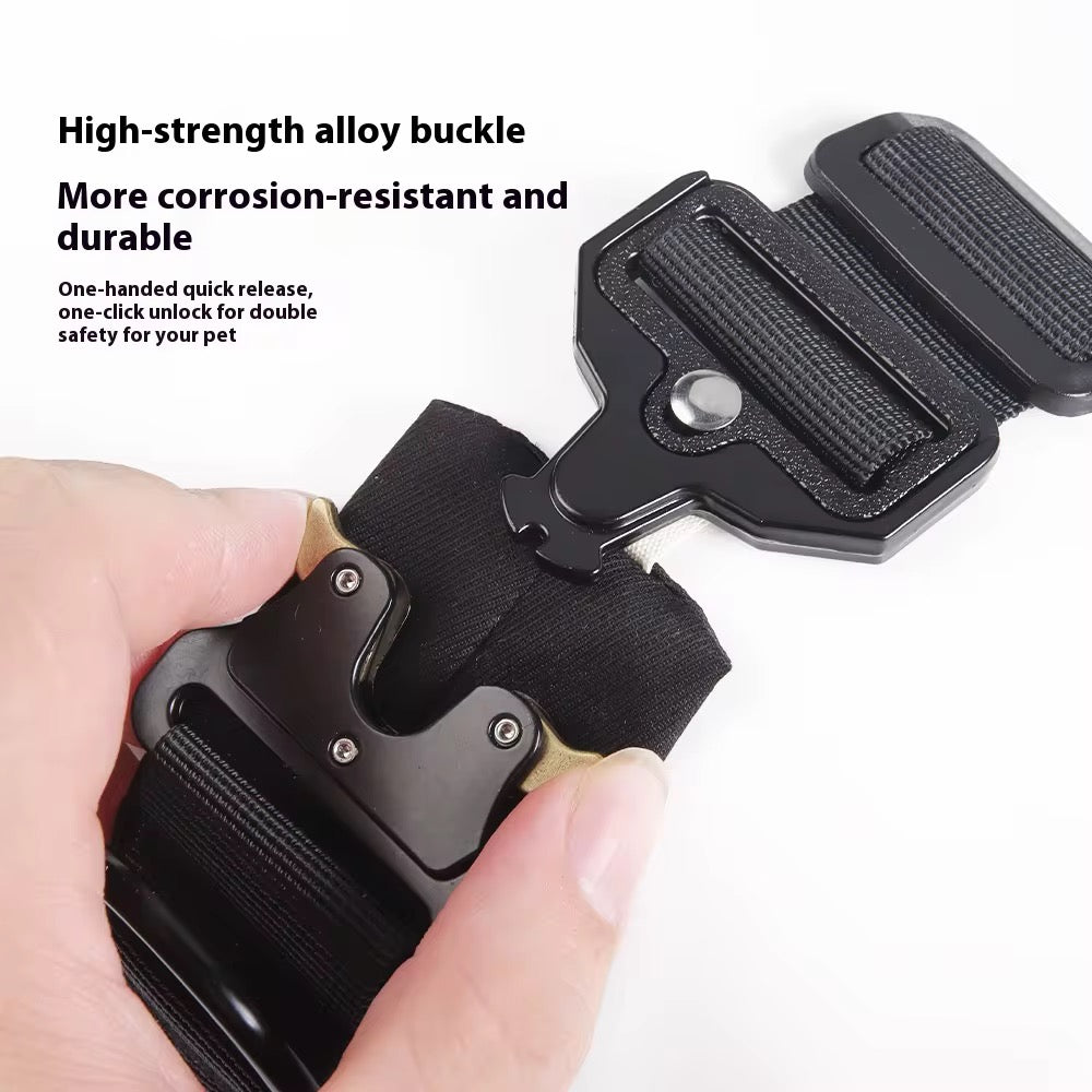 Tactical Dog Collar in Kenya – Heavy Duty Adjustable Military Collar with Handle for Large & Medium Dogs