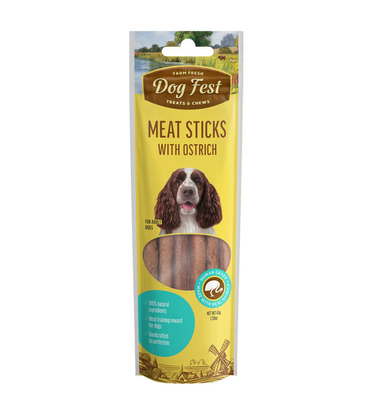 Dog Fest Meat Sticks with Ostrich – Premium Dog Treats in Kenya