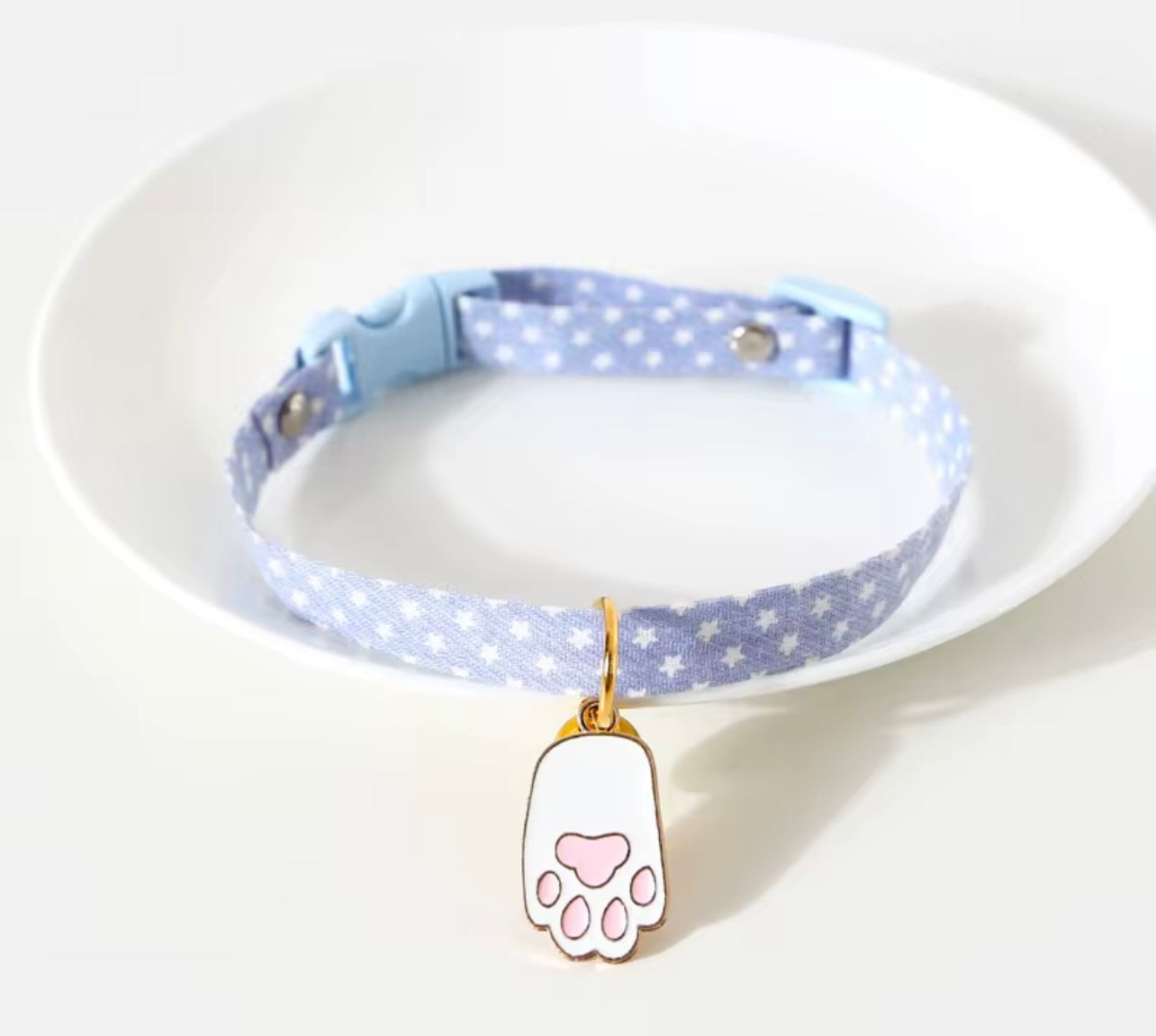 High-Quality Cat Collar with Bell & Pendant – Adjustable, Quick-Release, Comfortable