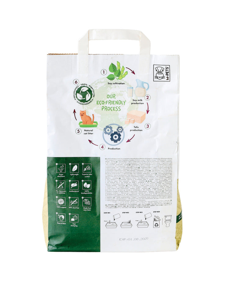 M-PETS Soya Organic Tofu Cat Litter – Natural, Biodegradable & Fast-Clumping Cat Litter in Kenya