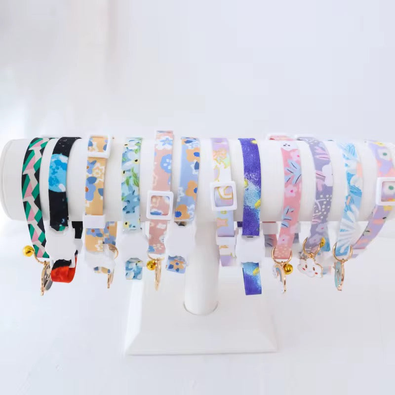 Cute Planet Cat Collar with Bell – Durable Adjustable Collar for Kittens & Adult Cats in Kenya