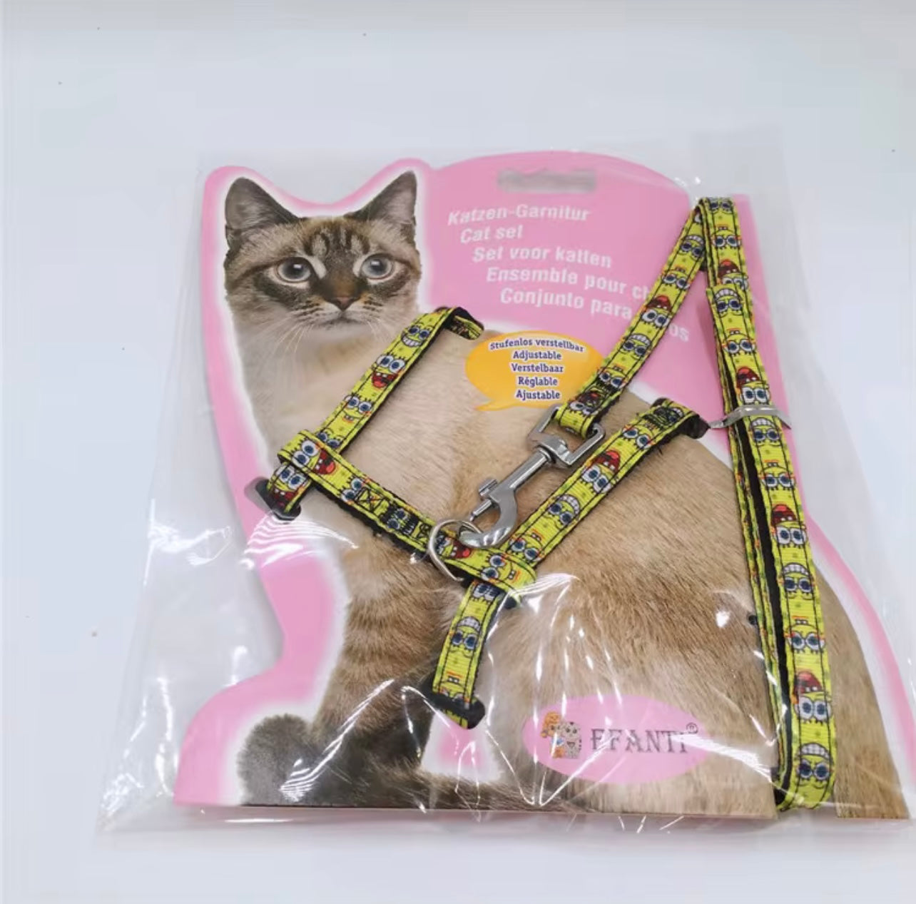 Adjustable Cat Harness Set – Comfortable & Secure | Petcore.ke