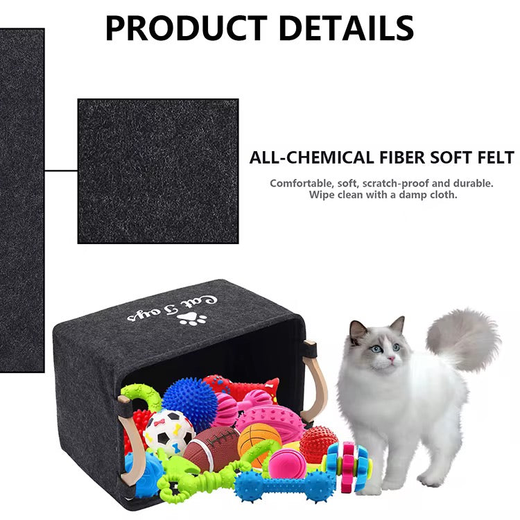 Pet Toys Storage Basket