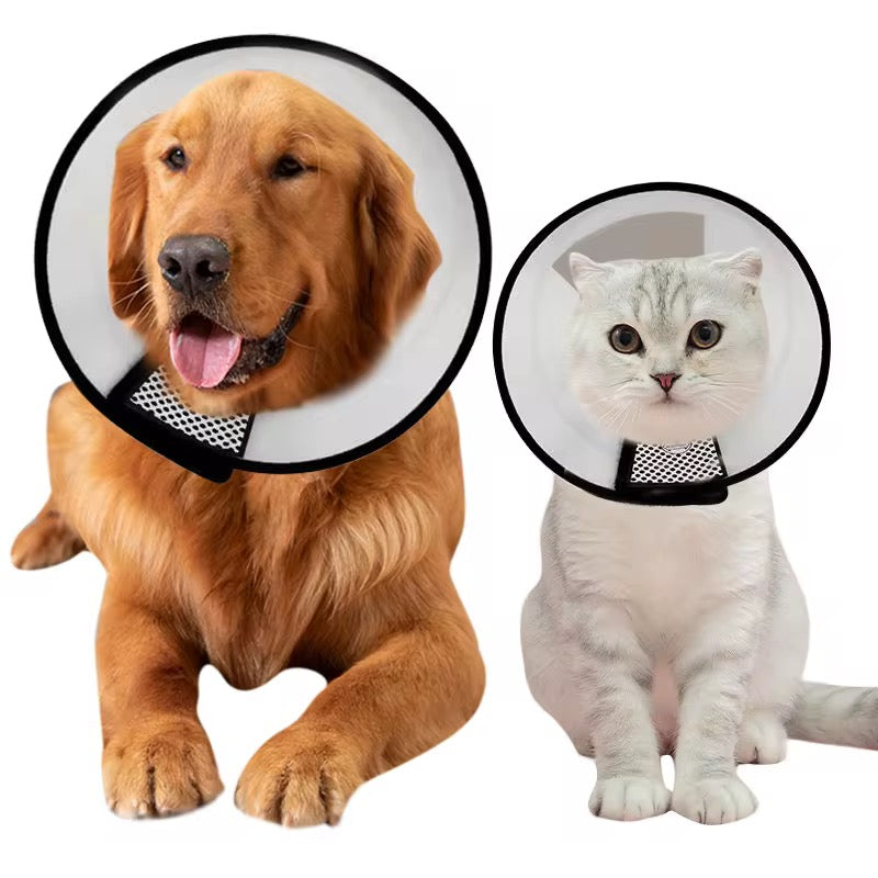 Pet Elizabeth Cone for Dogs  – Protective Recovery Collar (E-Collar) to Prevent Licking & Biting