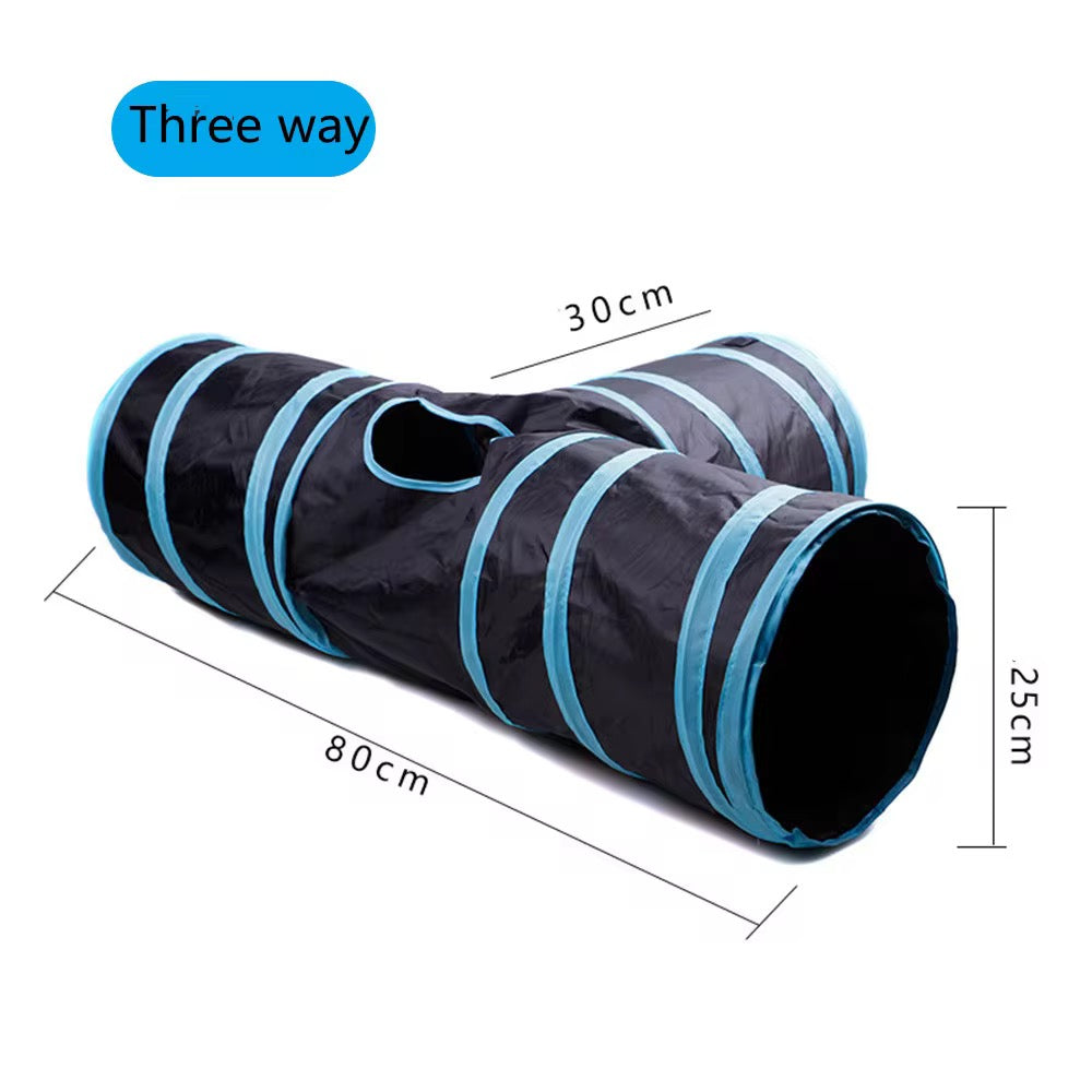 Foldable Cat Tunnel Toy – Interactive Cat Tunnel