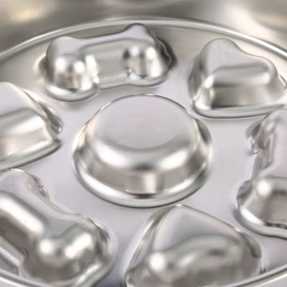 High-Quality Stainless Steel Slow Feeder Bowl – Petcore.Ke