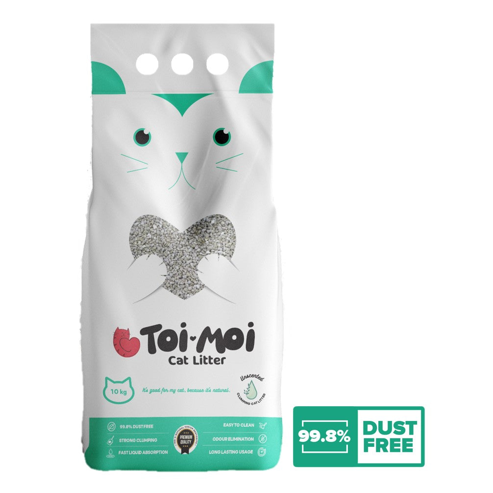 Toi Moi Unscented Clumping Cat Litter | Dust-Free & Odor Control – Petcore Kenya