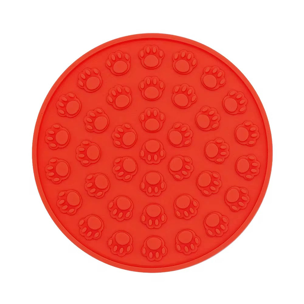 Silicone Treat Lick Mat for Dogs & Cats – Anti-Anxiety Slow Feeder & Boredom Relief Mat