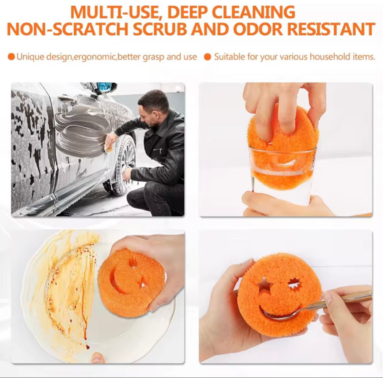 Pet Food Bowl Cleaning Sponge – Scratch-Safe, Odor-Resistant | Petcore.ke