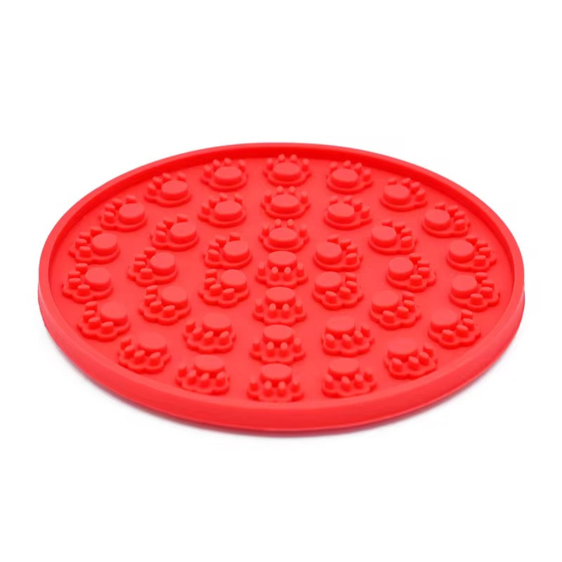 Silicone Treat Lick Mat for Dogs & Cats – Anti-Anxiety Slow Feeder & Boredom Relief Mat