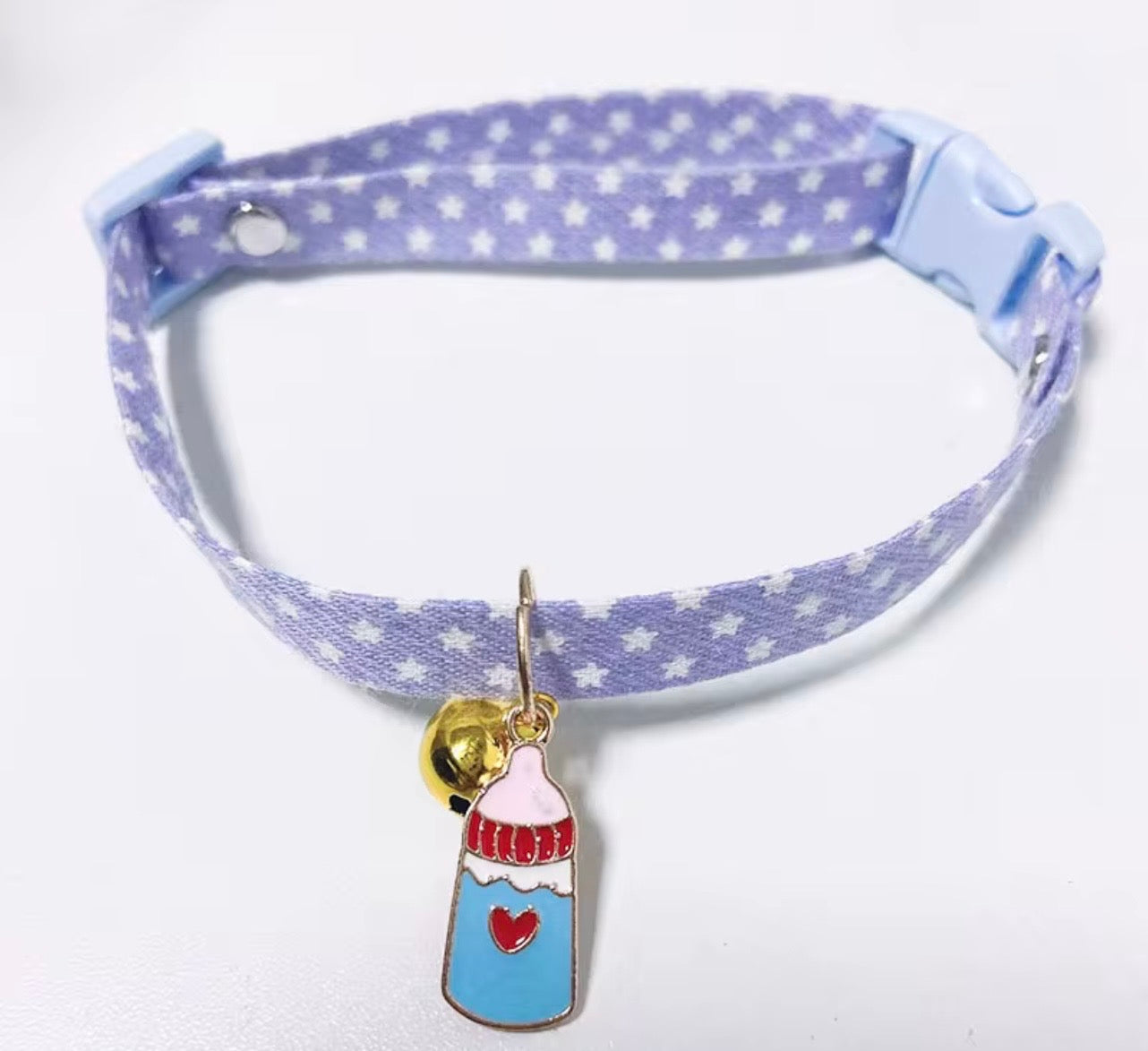 High-Quality Cat Collar with Bell & Pendant – Adjustable, Quick-Release, Comfortable