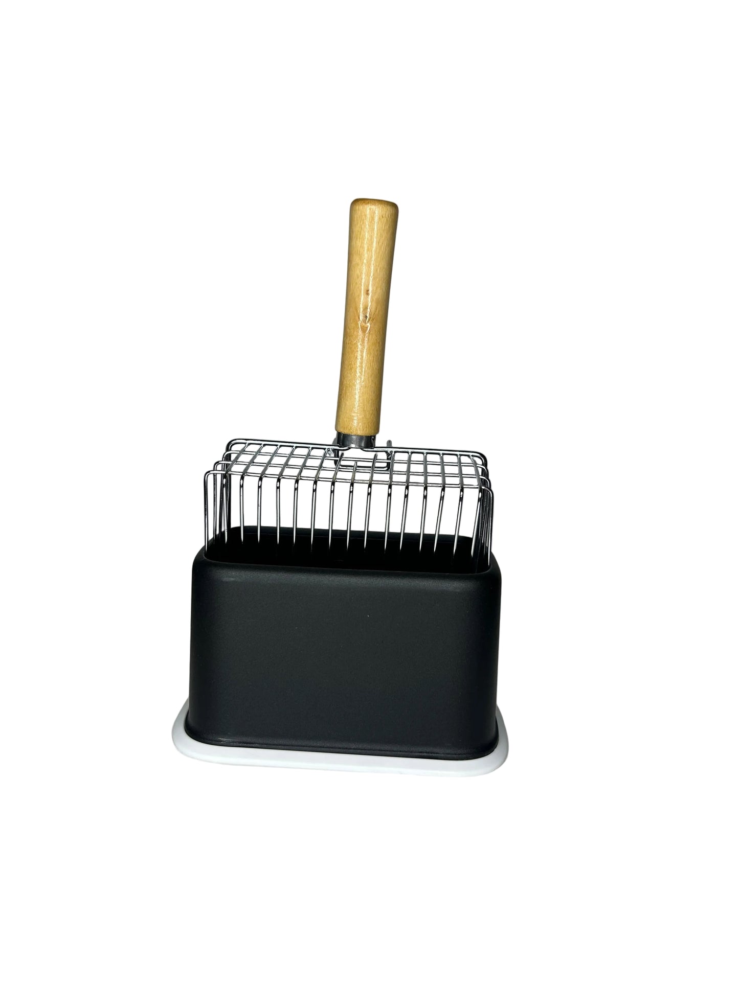 Premium Stainless Steel Cat Litter Scoop with Holder – Heavy Duty Fast-Sifting Litter Scooper for Cats | Petcore Kenya