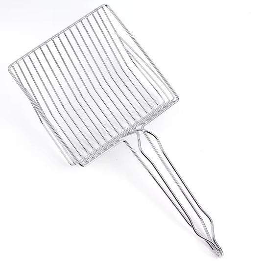 Extra-Large Stainless Steel Cat Litter Scoop – Fast, Durable Waste Removal