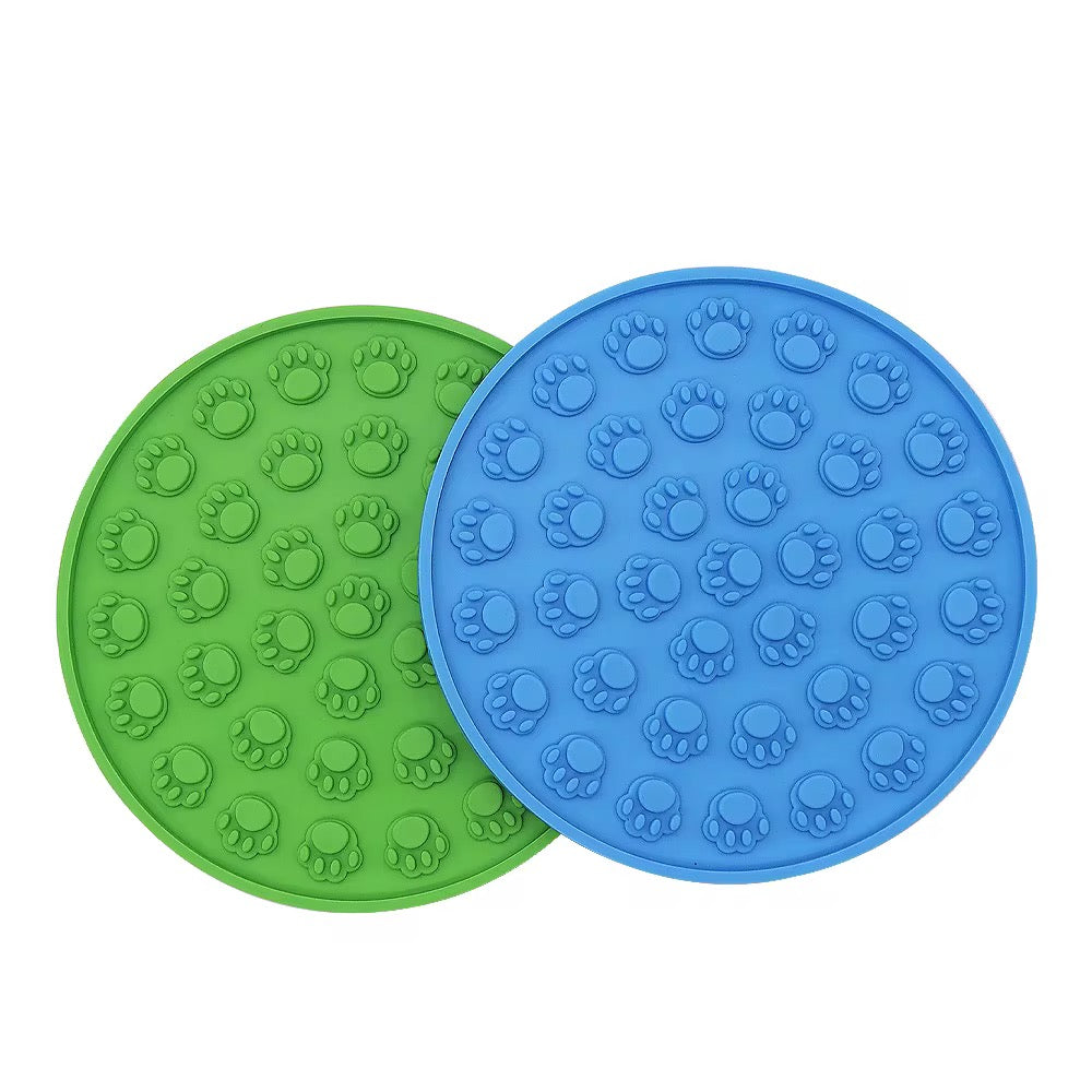 Silicone Treat Lick Mat for Dogs & Cats – Anti-Anxiety Slow Feeder & Boredom Relief Mat