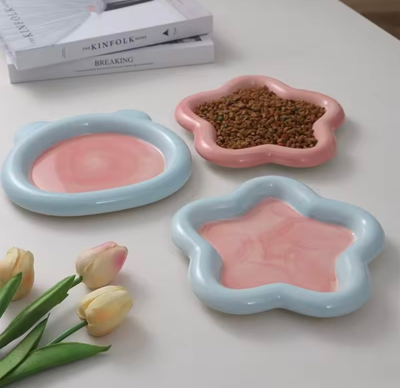 High-Quality Ceramic Cat Food Bowl – Stylish & Safe Feeding in Kenya