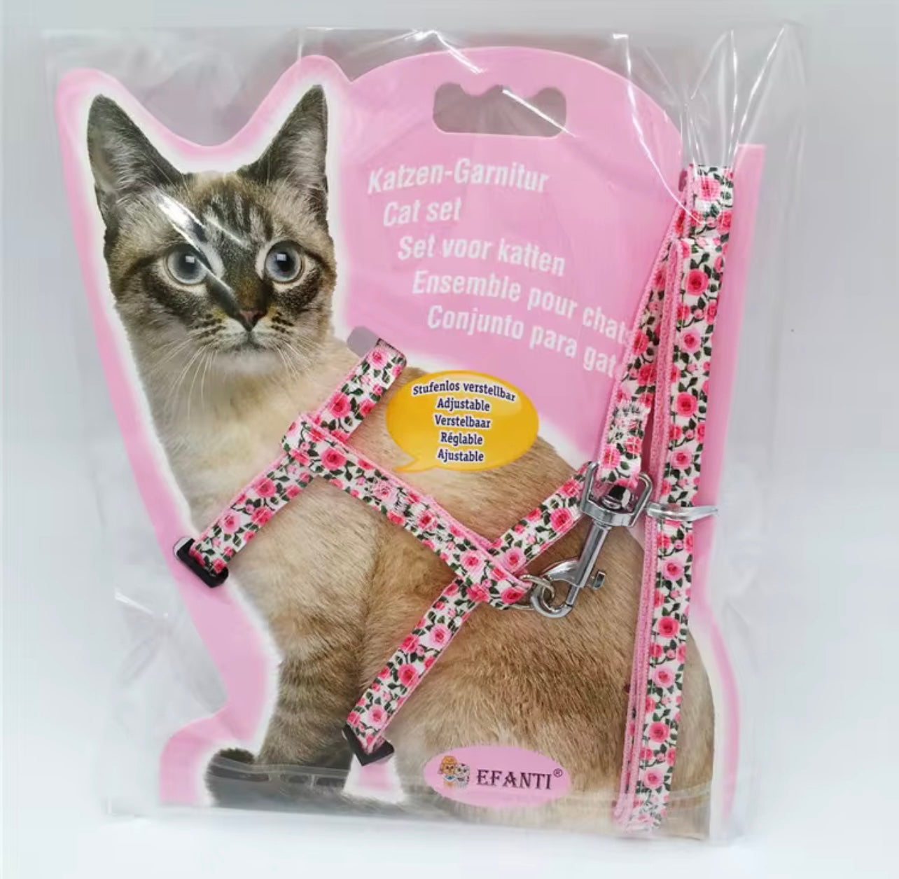 Adjustable Cat Harness Set – Comfortable & Secure | Petcore.ke