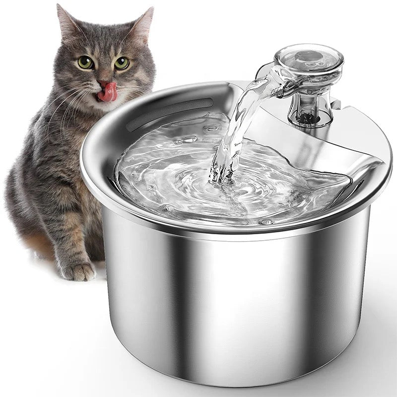 Stainless Steel Pet Water Fountain/Dispenser
