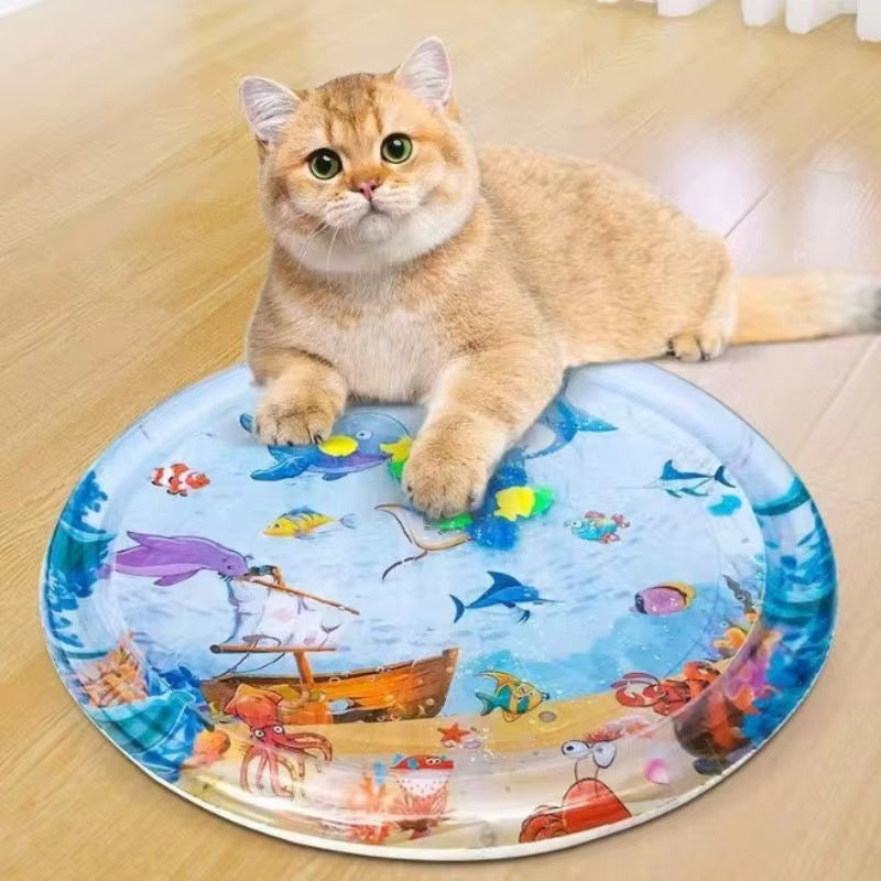 Interactive Cat Water Mat Toy – Sensory Play & Cooling Mat for Cats | Pet Toys Online Kenya