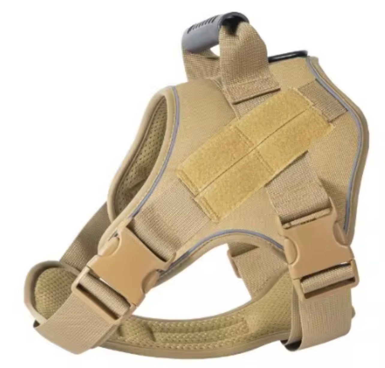Heavy-Duty Tactical Dog Harness with MOLLE Panels & Reinforced Handle