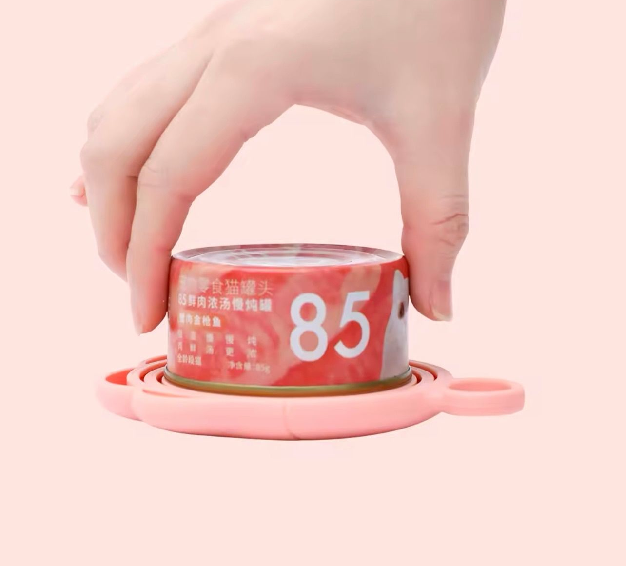 Pet Wet Food Spoon and Lid Cover Set