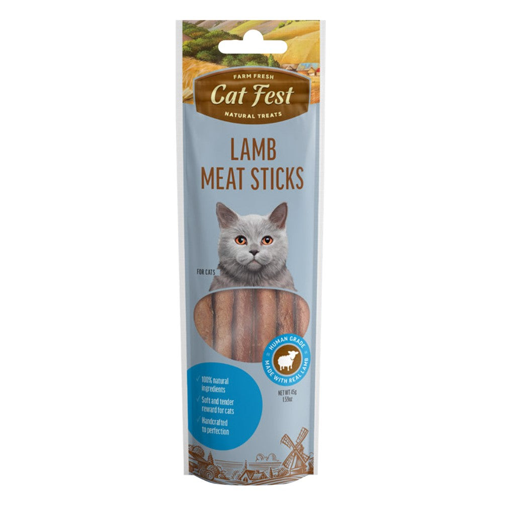 Cat Fest Lamb Meat Sticks - Tasty Soft Cat Treats