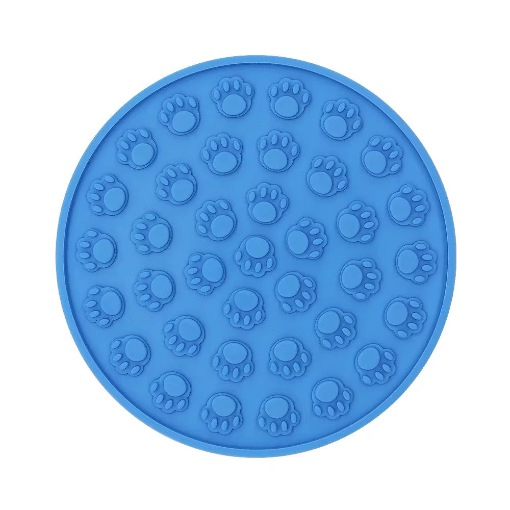 Silicone Treat Lick Mat for Dogs & Cats – Anti-Anxiety Slow Feeder & Boredom Relief Mat