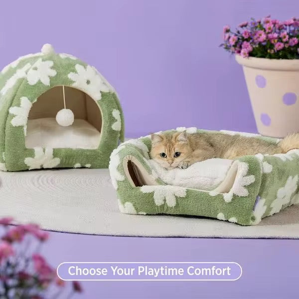 Cozy Cat Bed Cave  – Warm, Soft, Enclosed Sleep Haven in Kenya