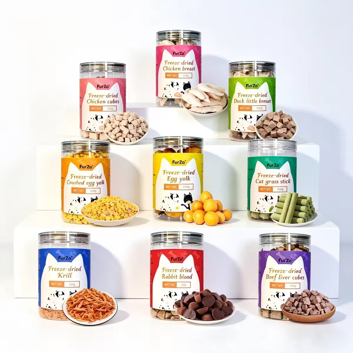 Furzo Freeze Dried Cod Cubes for Cats & Dogs – High Protein Cod Treats in Kenya (80g)