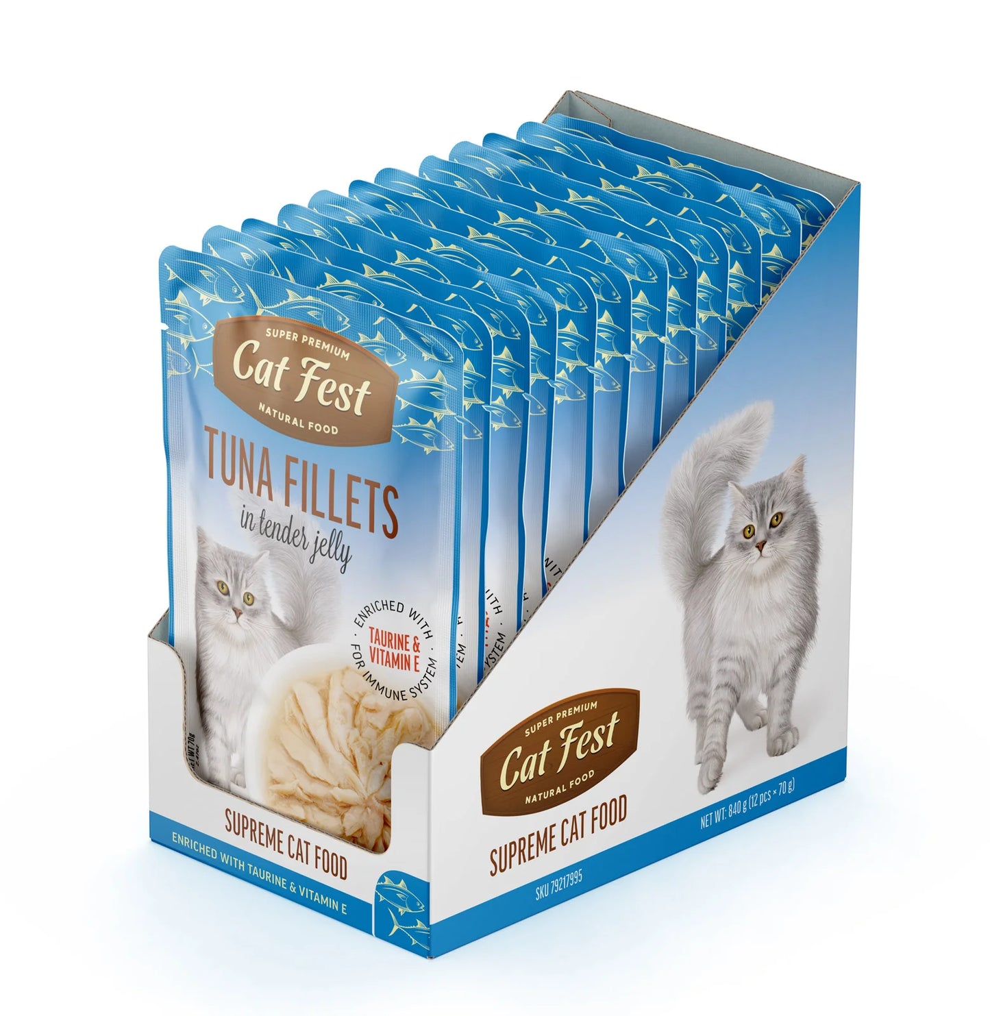 Cat Fest Tuna Fillet in Tender Jelly - Premium Cat Food in Kenya