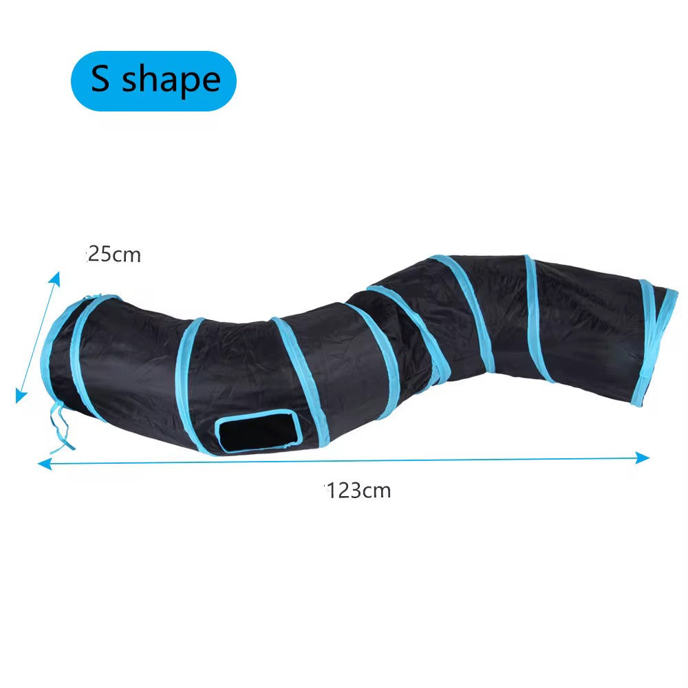 Foldable Cat Tunnel Toy – Interactive Cat Tunnel